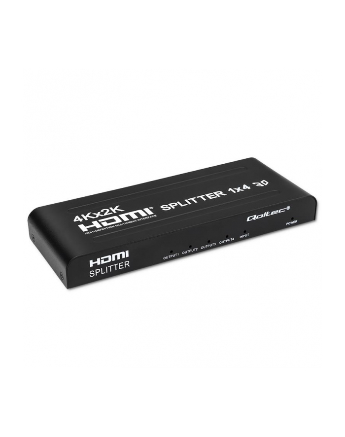 qoltec Aktywny rozdzielacz Splitter 4 x HDMI 4K x 2K | 3.4Gb/s główny