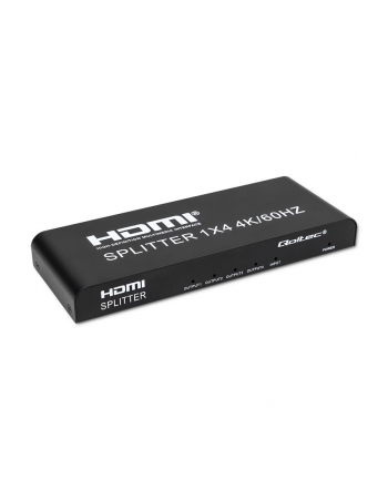 qoltec Aktywny rozdzielacz Splitter 4 x HDMI 4K x 2K | 6Gb/s | 60Hz