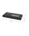 qoltec Aktywny rozdzielacz Splitter 4 x HDMI 4K x 2K | 6Gb/s | 60Hz - nr 4