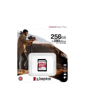 kingston Karta pamięci SD 256GB React Plus 280/150/MB/s U3 V60