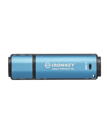 kingston Pendrive 64GB IronKey Vault Privacy 50 FIPS197 AES-256