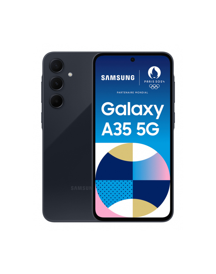 samsung Smartfon GALAXY A35 DS5G 6/128GB Enterprise Czarny główny