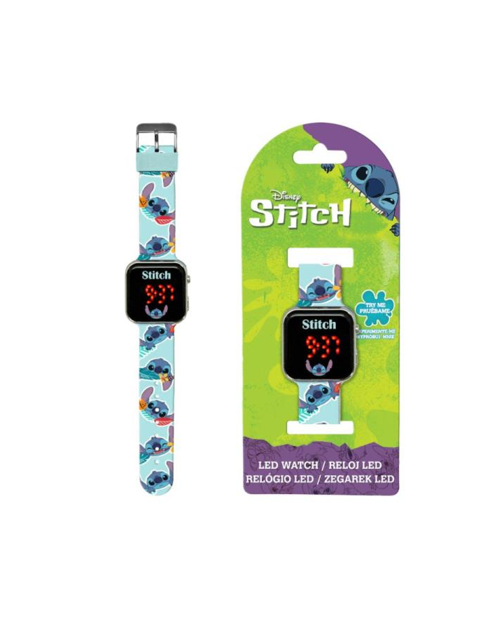 Zegarek LED z kalendarzem Stitch LAS4039 Kids Euroswan główny