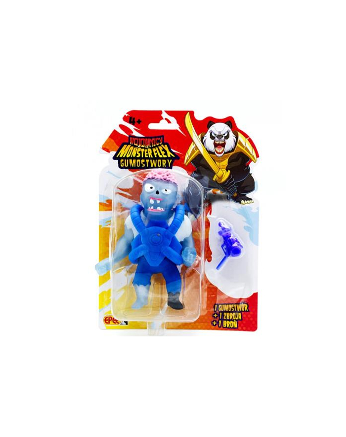 EPEE Wojownicy Monsterflex Gumostwory Kosmiczne Zombie ze świecącym laserowym pistoletem 095722 główny