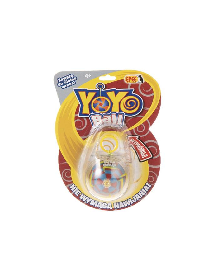 EPEE Yoyo Ball bordowy blister; yoyo z żółtymi strzałkami 600189 główny