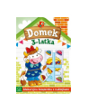 aksjomat Książeczka Domek 3-latka. Edukacyjna książeczka z naklejkami - nr 1