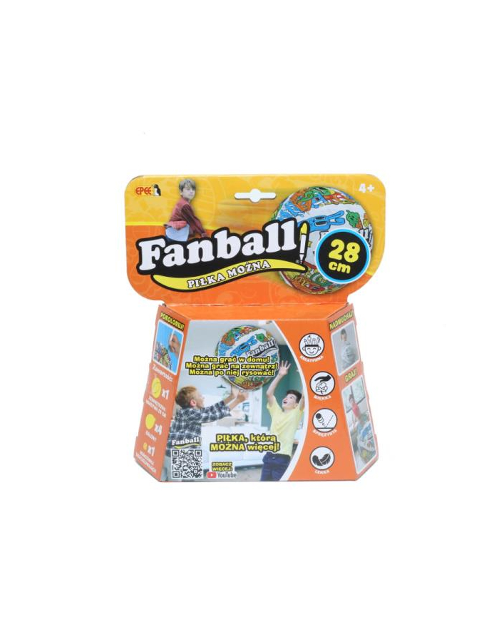 EPEE FanBall Piłka Można pomarańczowa 601032 główny