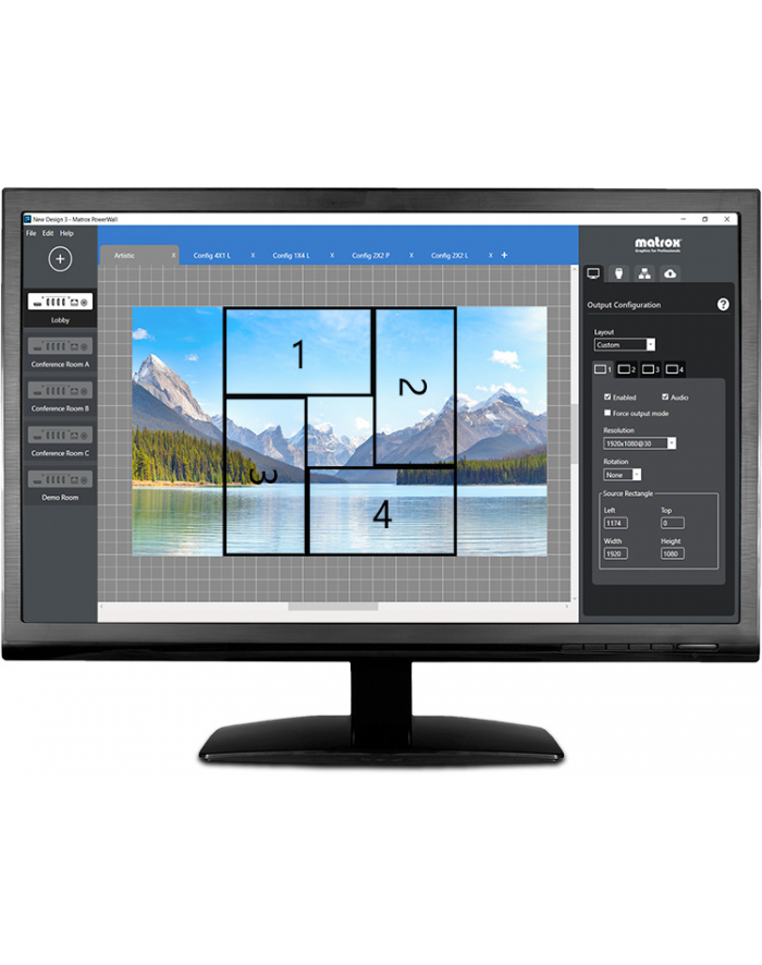 MATROX QuadHead2Go Q155 multi-monitor controller appliance główny