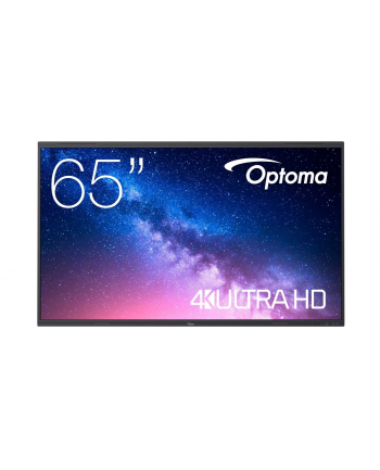 OPTOMA 5653RK 65inch 400cd/m2 UHD Interactive 4K Multi-Touch-Display System Android 13 Integrated Google Play Store