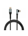 IBOX USB-C Cable 100W 2m Black 90-degree connector - nr 3
