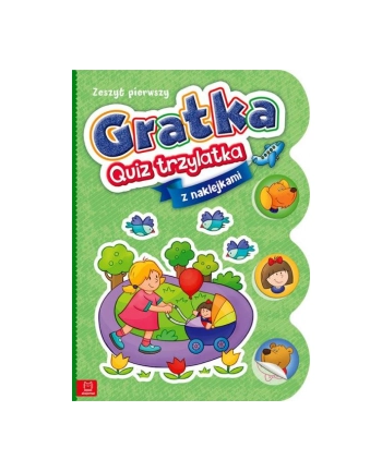 aksjomat Książeczka Gratka – quiz trzylatka. Zeszyt pierwszy