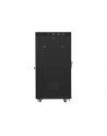 Szafa instalacyjna stojąca 19'' 27U 800x1200 Drzwi Szklane czarna Lanberg (flat pack) LCD - nr 17