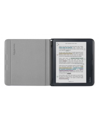 Etui Kobo Libra Colour Notebook SleepCover Case Black