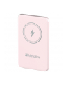 Powerbank Verbatim Charge 'n' Go Magnetic Wireless 5000mAh USB-C PD 3.0 Pink - nr 14