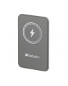 Powerbank Verbatim Charge 'n' Go Magnetic Wireless 5000mAh USB-C PD 3.0 Grey - nr 18