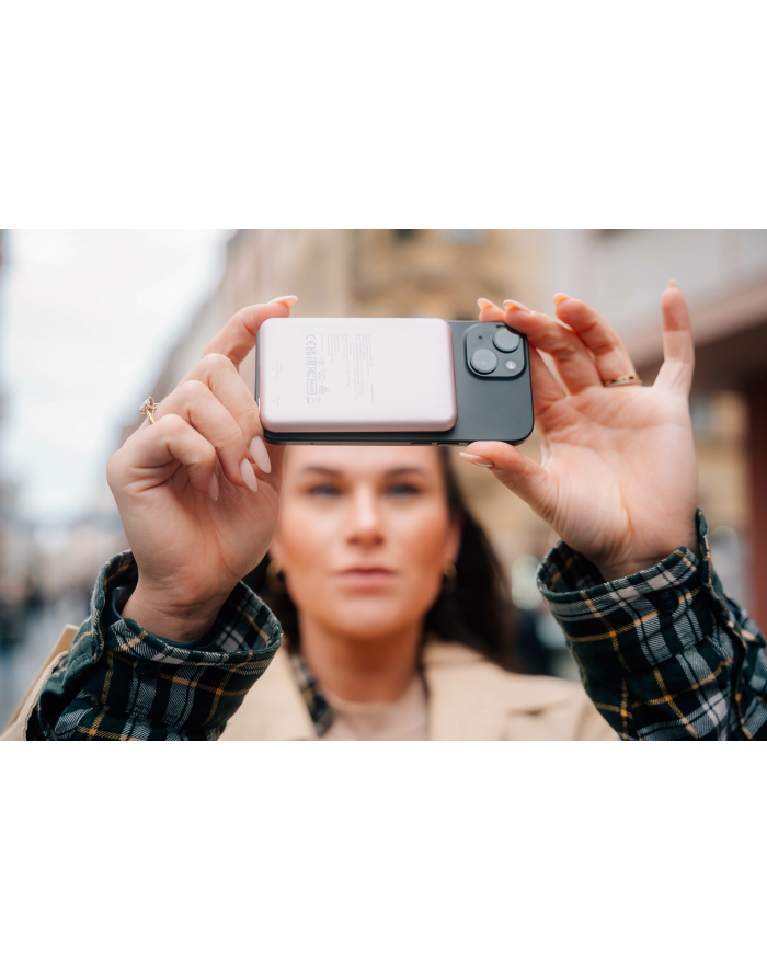 Powerbank Verbatim Charge 'n' Go Magnetic Wireless 10000mAh USB-C PD 3.0 Pink główny