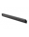 Patch panel Lanberg 24 Port 1U 19'' Gniazdo Typ F Beczka Czarny - nr 5