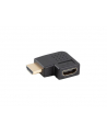 lanberg Adapter HDMI(M)-HDMI(F) 4K katowy lewo czarny AD-HDMI-05 - nr 4