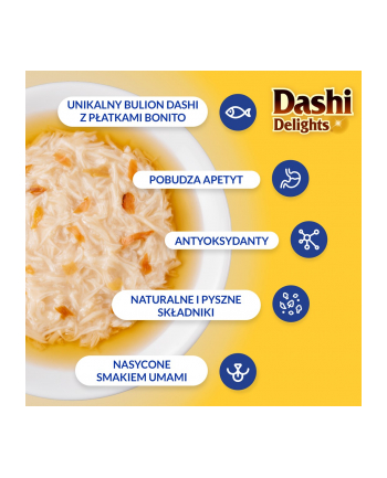 INABA DASHI D-ELIGHTS Łosoś 70g bulion dla kota