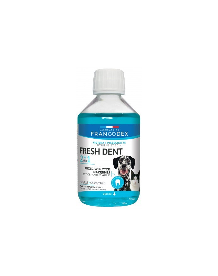 FRANCOD-EX Fresh dent - płyn do higieny jamy ustnej dla psów i kotów 250 ml główny
