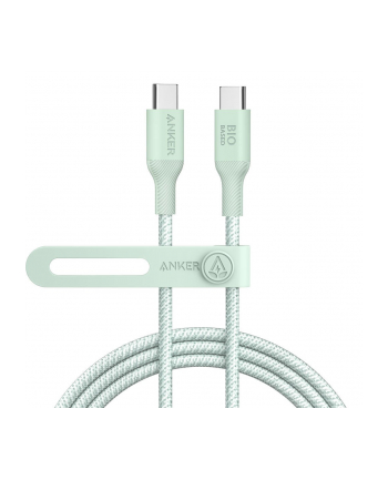 Kabel Anker 544 USB-C  do USB-C  Bio-Nylon 18m 140W zielony