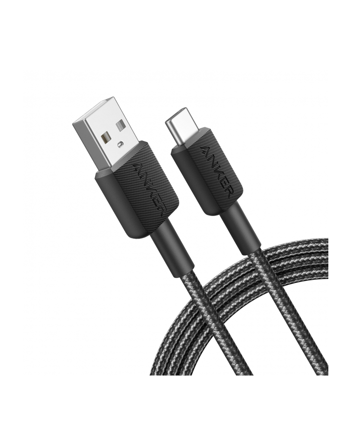 Kabel Anker 322 USB-A do USB-C 18m czarny główny