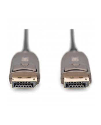 no name Kabel DP/DP M/M czarny 15m DisplayPort 14 Hybrydowy  AOC 8K 60Hz UHD
