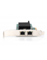 digitus Karta sieciowa przewodowa PCI Express 2x RJ45 Gigabit 10/100/1000Mbps Low Profile - nr 25