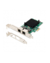 digitus Karta sieciowa przewodowa PCI Express 2x RJ45 Gigabit 10/100/1000Mbps Low Profile - nr 32