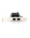 digitus Karta sieciowa przewodowa PCI Express 2x RJ45 Gigabit 10/100/1000Mbps Low Profile - nr 35