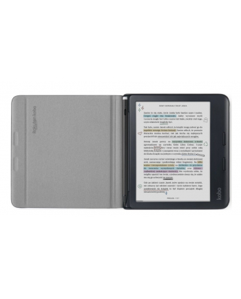 Etui Kobo Libra Colour Notebook SleepCover Case Black