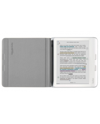 Etui Kobo Libra Colour Notebook SleepCover Case Sand Beige