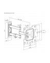 MACLEAN UCHWYT DO TV LUB MONITORA, UNIWERSALNY, MAX VESA 200X200, 23-43'';, 30KG, CZARNY MC-700N - nr 3