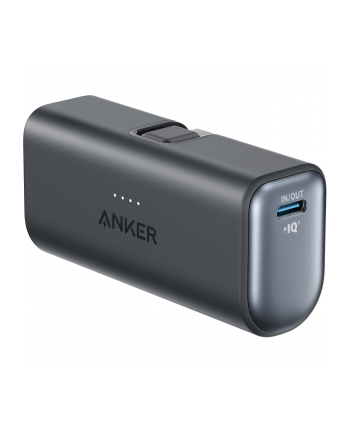 Powerbank Anker Nano 5000mAh 225W z wbudowanym złączem USB-C czarny