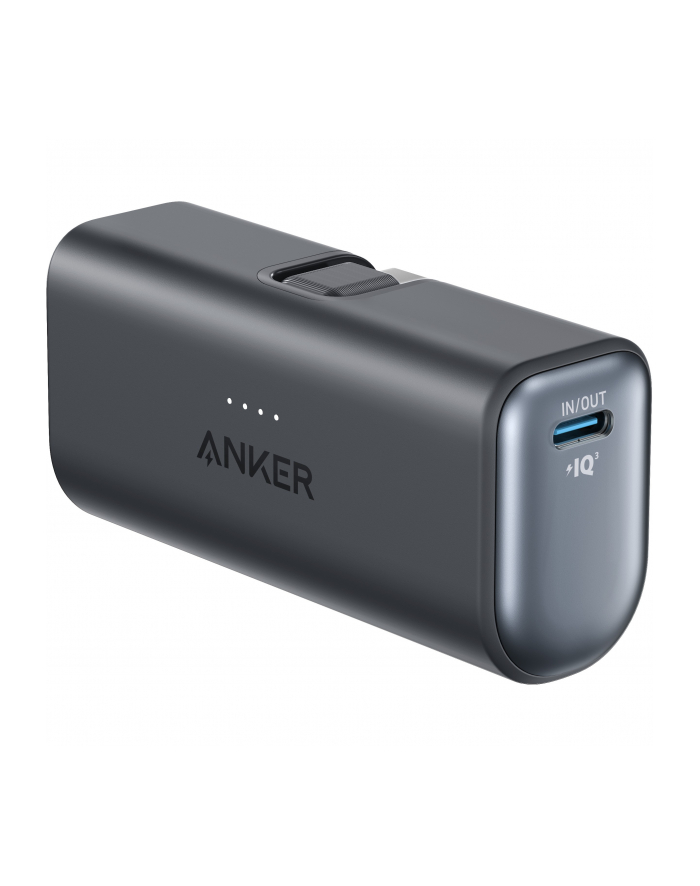 Powerbank Anker Nano 5000mAh 225W z wbudowanym złączem USB-C czarny główny