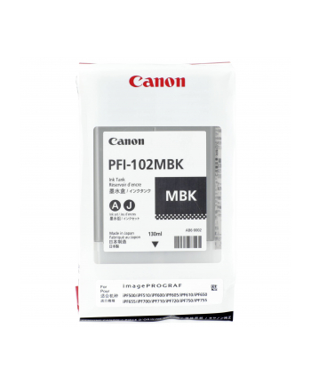 Canon Tusz PFI-102MBK 0894B001 Kolor: CZARNY