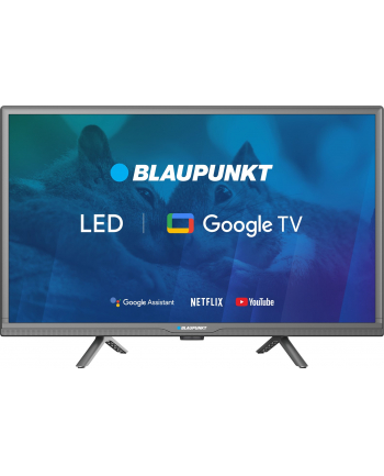 TV 24''; Blaupunkt 24HBG5000S HD LED, GoogleTV, Dolby Digital, WiFi 2,4-5GHz, BT, czarny