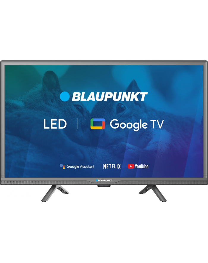 TV 24''; Blaupunkt 24HBG5000S HD LED, GoogleTV, Dolby Digital, WiFi 2,4-5GHz, BT, czarny główny