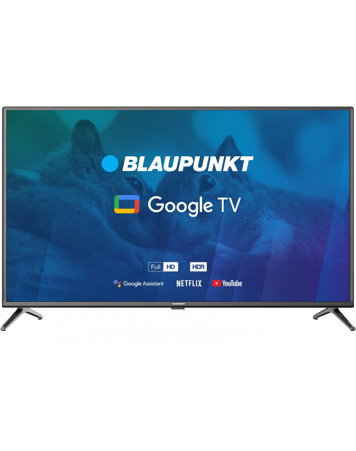 TV 40''; Blaupunkt 40FBG5000S Full HD LED, GoogleTV, Dolby Digital Plus, WiFi 2,4-5GHz, BT, czarny główny
