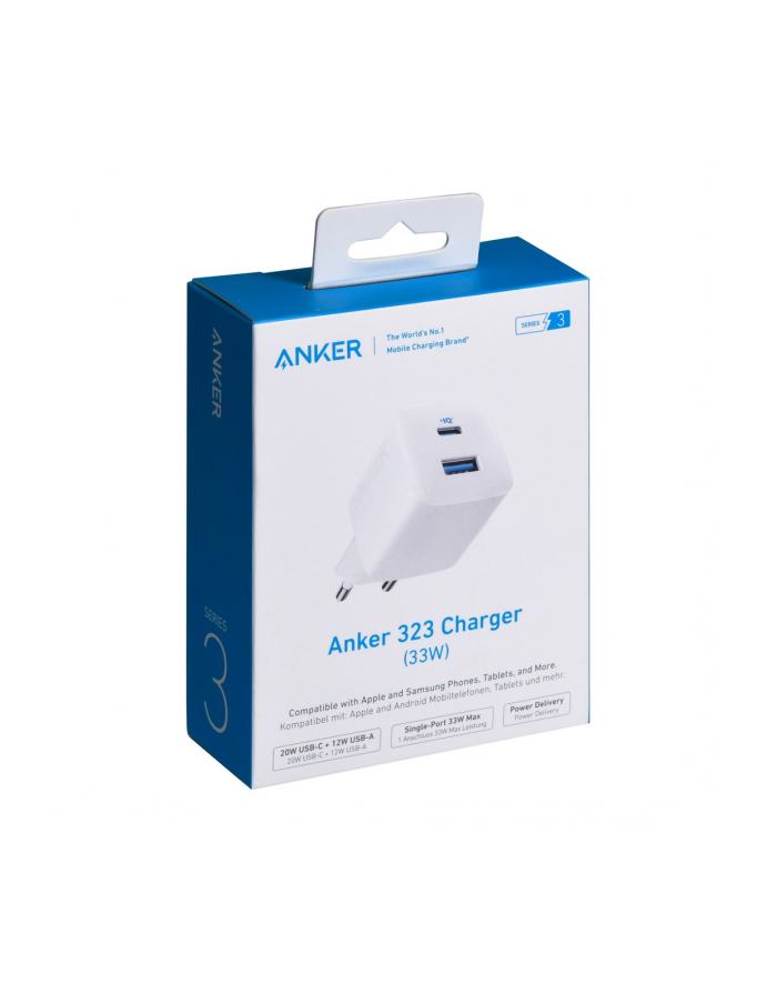 Ładowarka Anker 323 33W 1x USB-A 1x USB-C biały główny