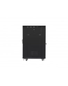 Szafa instalacyjna stojąca 19'' 22U 600x800 czarna drzwi szklane Lanberg (flat pack) - nr 5