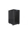 Szafa instalacyjna stojąca 19'' 22U 800x1000 czarna drzwi Perforowane LCD Lanberg (flat pack) V2 - nr 11