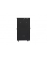 Szafa instalacyjna stojąca 19'' 22U 800x1000 czarna drzwi Perforowane LCD Lanberg (flat pack) V2 - nr 12