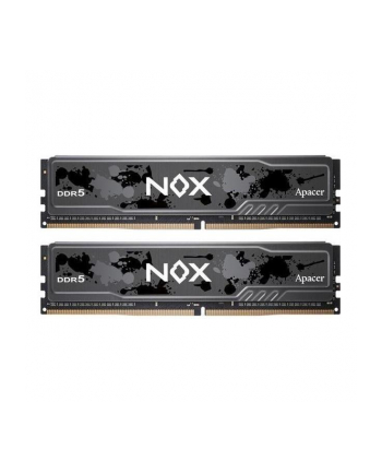 Pamięć DDR5 Apacer NOX 16GB (2x8GB) 5200MHz CL40 1,25V Black
