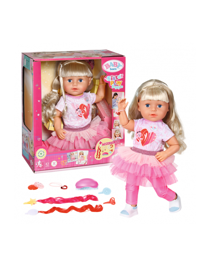 zapf creation BABY born® Lalka Sister Style'amp;Play 43cm 833018 ZAPF główny