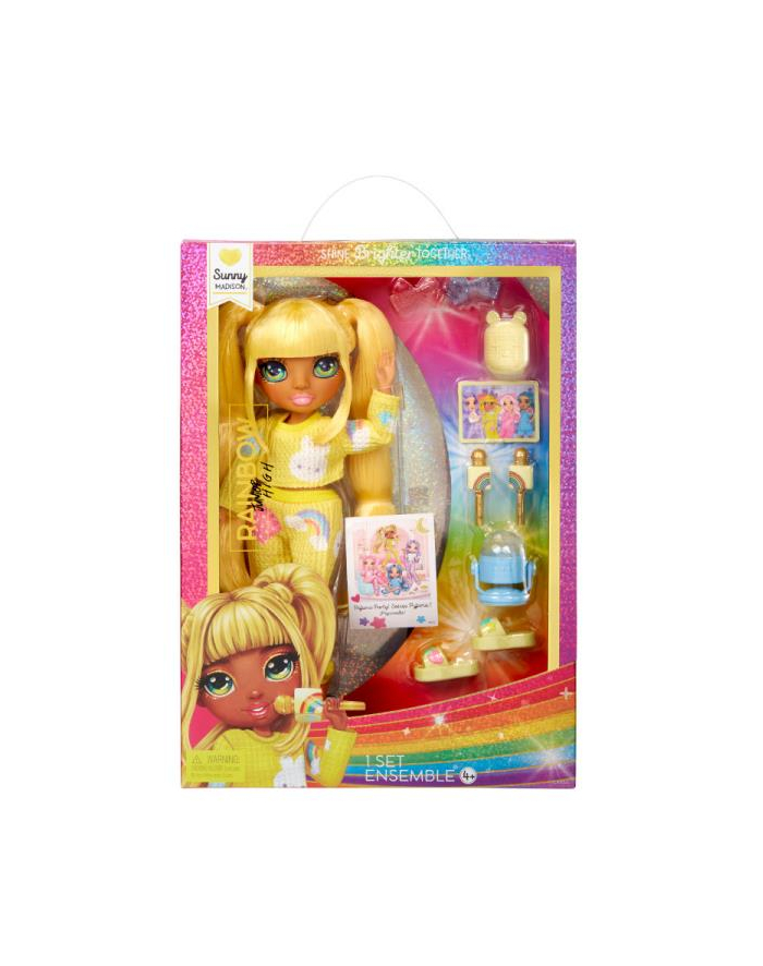 mga entertainment MGA Junior High PJ Party Fashion Lalka Sunny (Yellow) 503682 główny