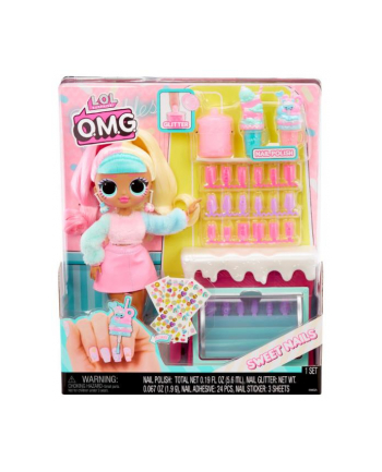 mga entertainment LOL Surprise OMG Lalka Candylicious Sprinkles Shop + Sweet Nails 503781