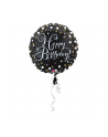 amscan Balon foliowy Standard Sparkling Birthday 43cm okragly S55 zapakowany 3406275 - nr 1