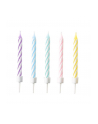 amscan Świeczki urodzinowe Pastel Rainbow 10 szt. 9904360 - nr 1