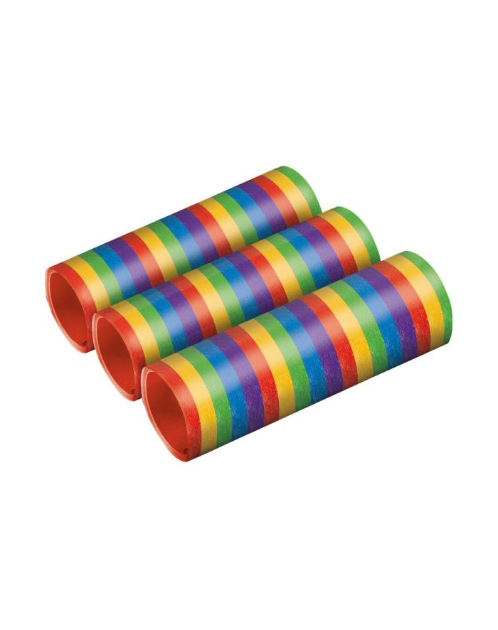 amscan Serpentyny metaliczne '';Bright Rainbow''; 7mm x 4m 3 sztuki 9905008 główny